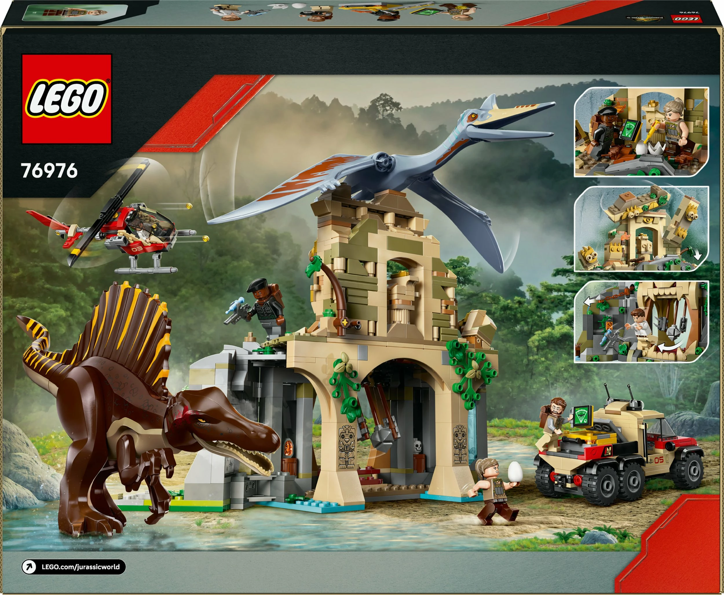 Set LEGO Jurassic World 76976 Aerial Mission, 984 pjesë
