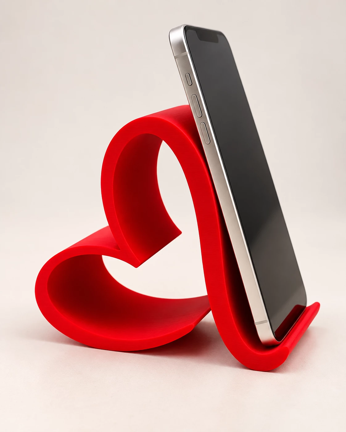 Mbajtëse 3D për Telefon – Formë Zemre