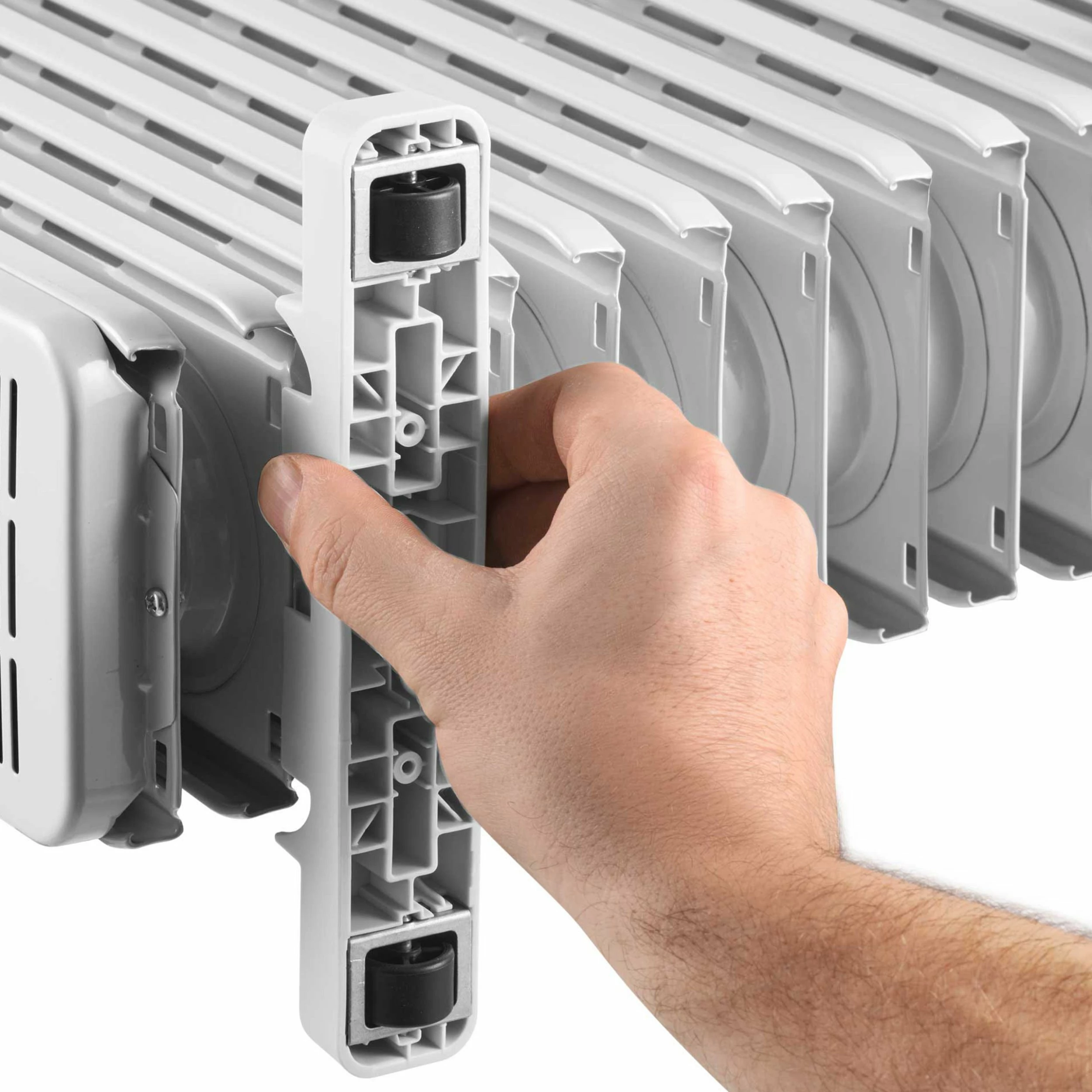 Ngrohës me vaj Sencor SOH 3413WH 2500W 13 brinjë me termostat, i bardhë