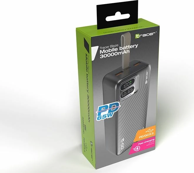 Powerbank Tracer Blaze 30000mAh 65W, i zi