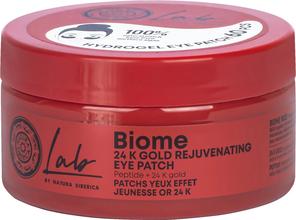 Patch-e për sy për femra Natura Siberica Lab Biome Revitalizing, 60 copë