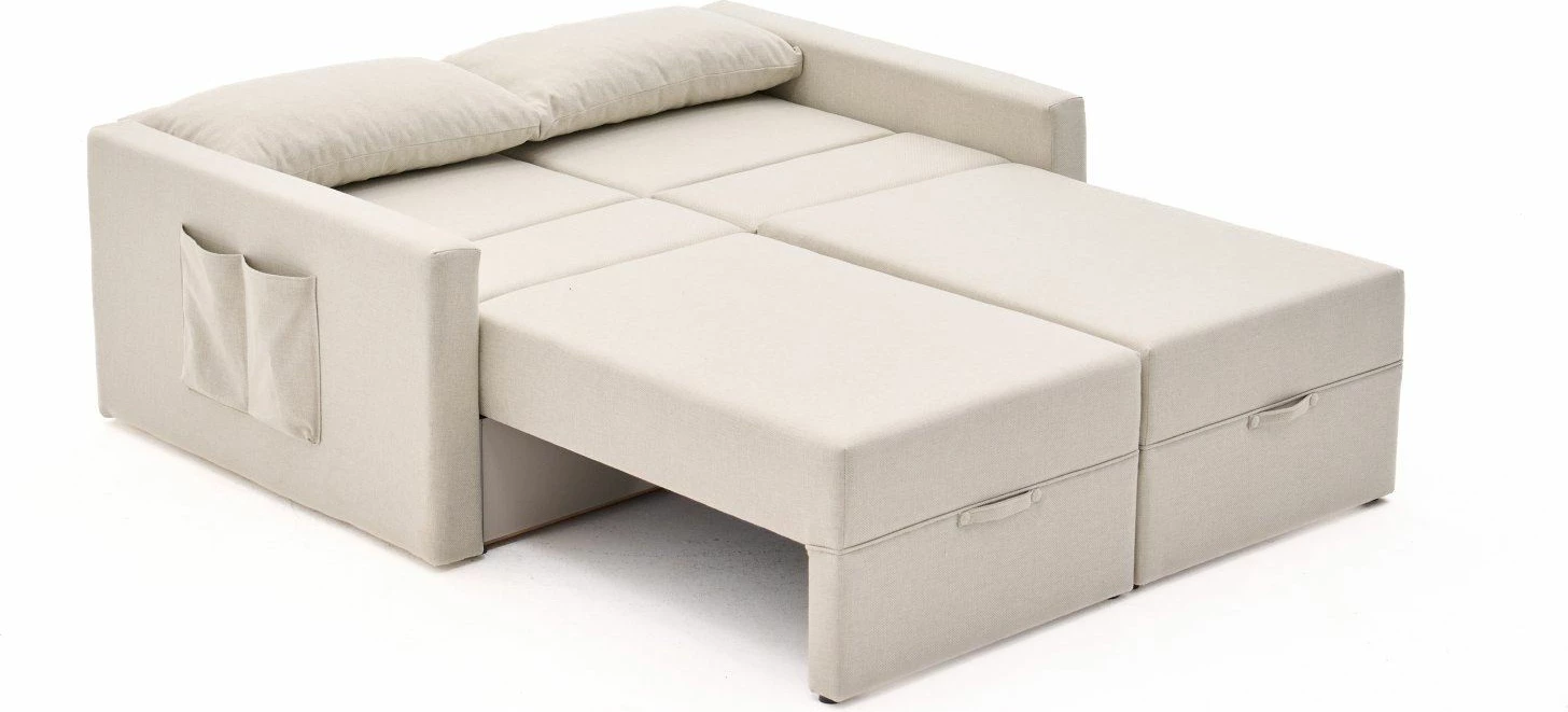 Divan-krevat dy vendësh, Atelier del Sofa, Saros, krem