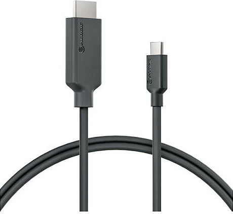 Kabllo adapter USB-C në HDMI ALOGIC, 1m, 4K 60Hz, e zezë