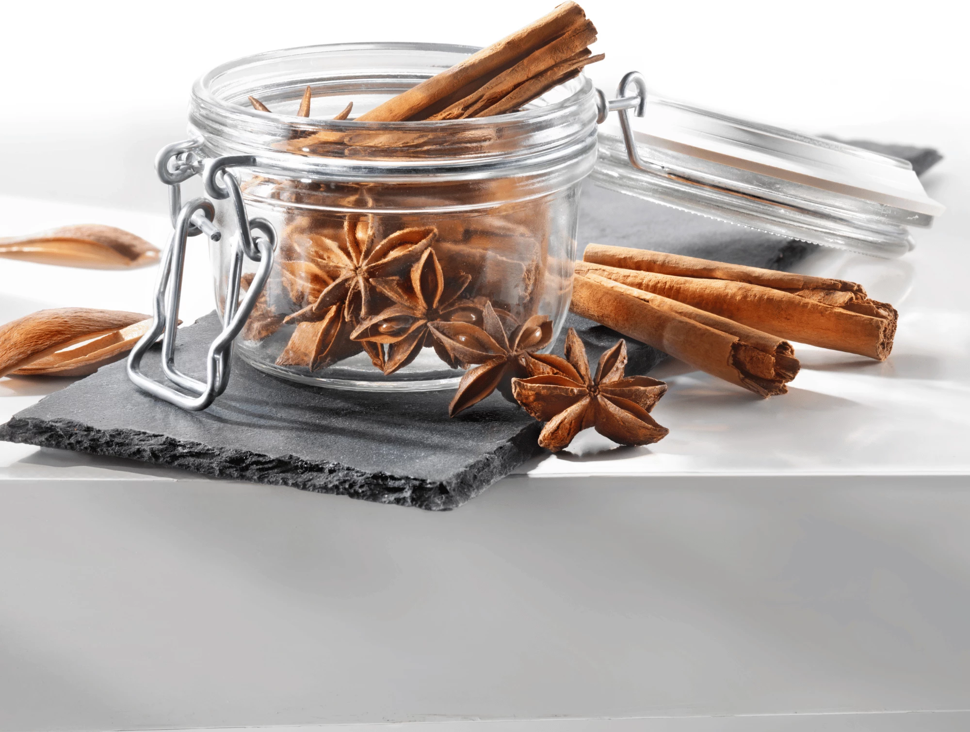 Kavanoz qelqi Bormioli Rocco Fido 200 ml, me kapak hermetik, set 6 copë