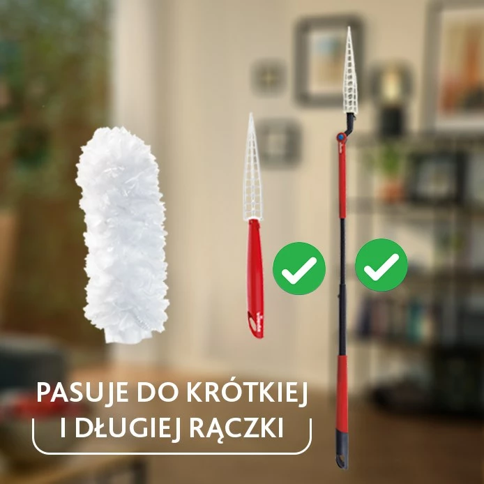 Mbushje për fshesë dore Vileda Flex&Catch, 5 copë, Bardhë