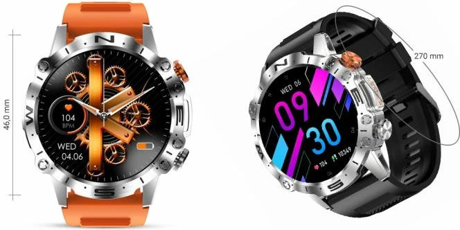 Smartwatch Gravity për të gjithë, e zezë