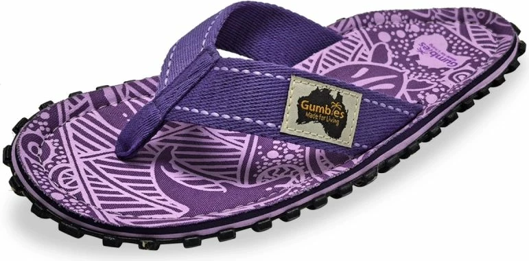 Flip-flop unisex Gumbies, të purpurtë
