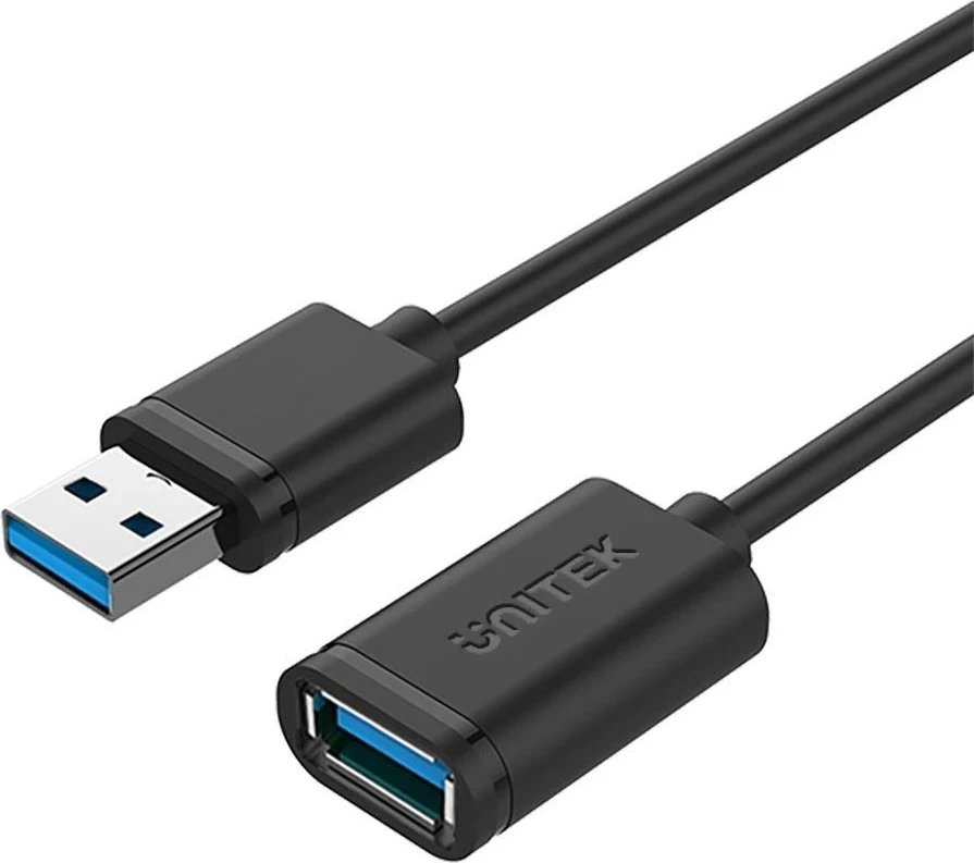 Kabllo USB UNITEK Y-C457GBK, USB 3.2 Gen 1, 1 m, e zezë