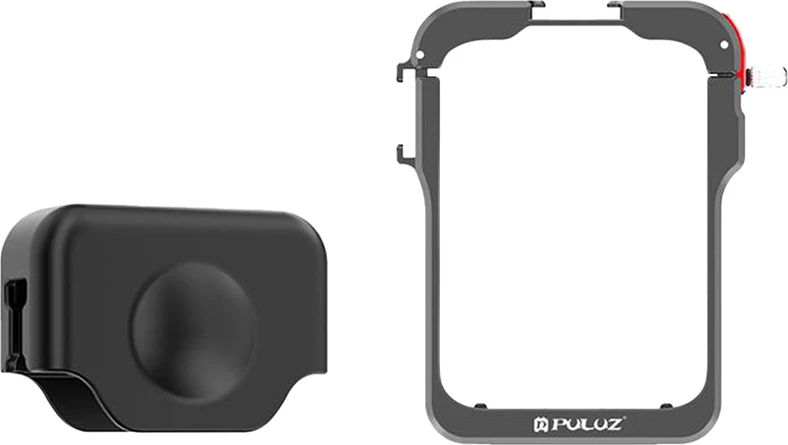 kornizë mbrojtëse Puluz PU781B për DJI Osmo 360, aliazh alumini, montime 1/4 inch dhe 2 cold shoe, magnetike quick-release, e zezë