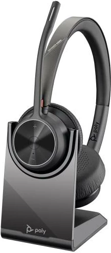 Kufje me mikrofon HP Poly Voyager 4320-M, Bluetooth me USB-A, diapazon 40–70 m, kabllo 1.5 m, e zezë