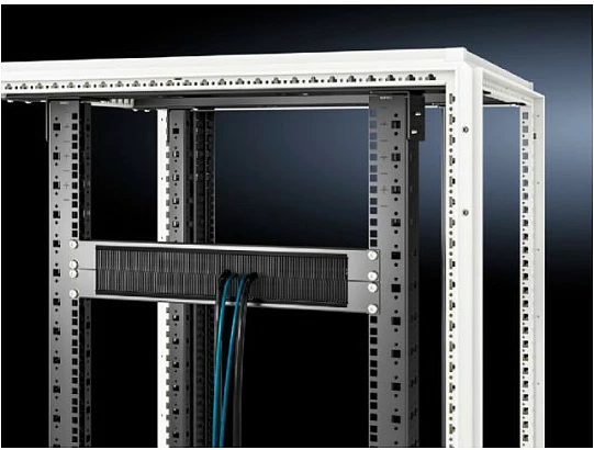 Panel menaxhimi kabllove Rittal Kabeldurchführungspanel IT 19" 1U, çelik, i zi