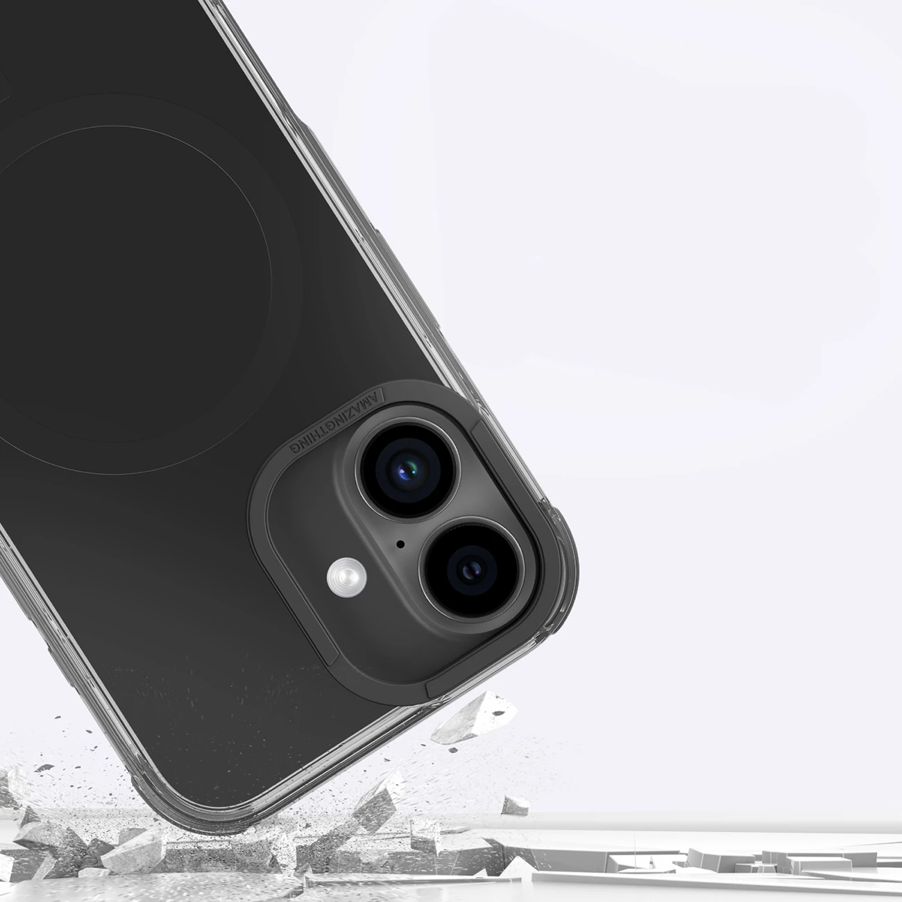 Mbështjellës AmazingThing Omni Mag Case për iPhone 16, i zi