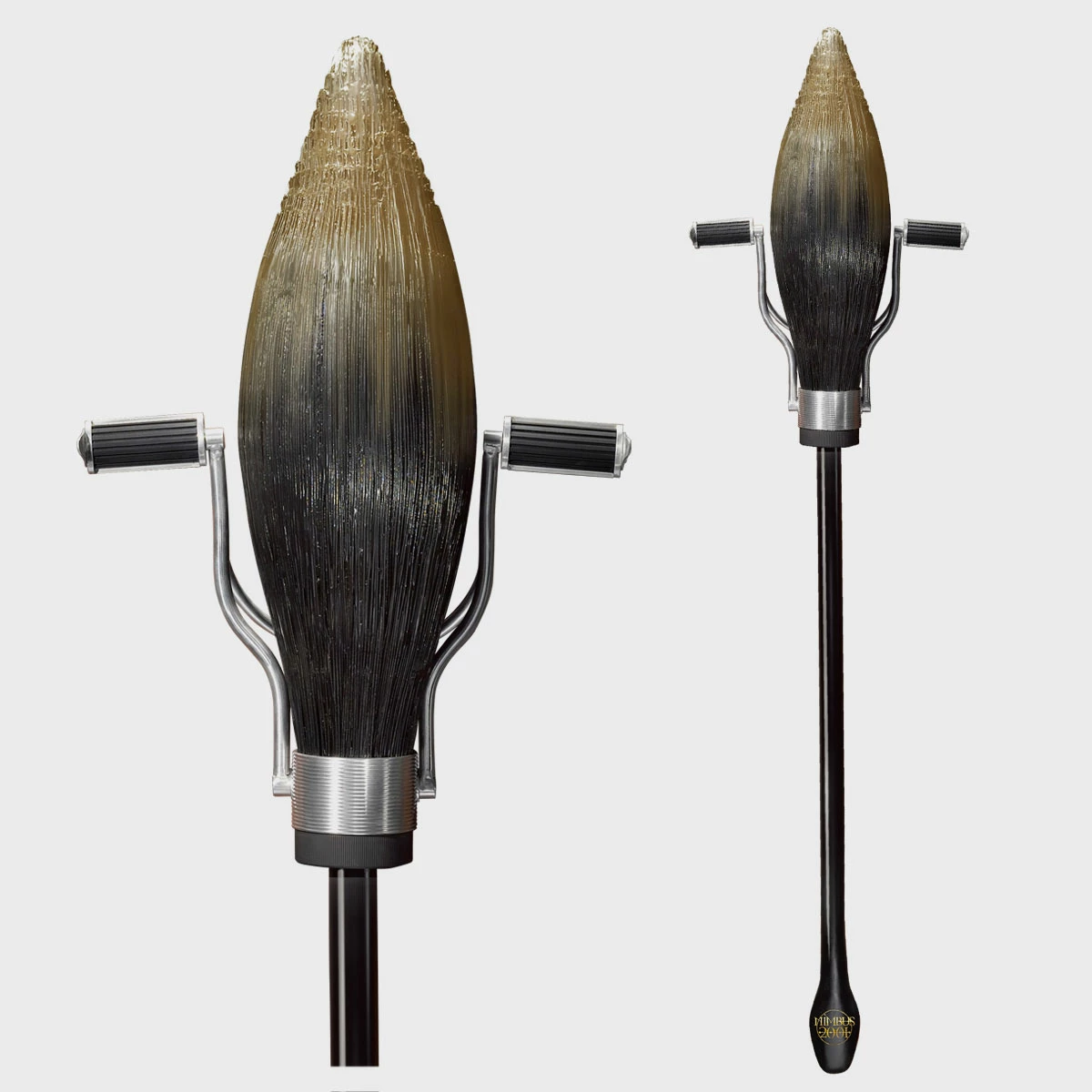 Replikë fshesë fluturuese NOBLE COLLECTION Nimbus 2001 Harry Potter, 103.2 cm, me mbajtëse muri