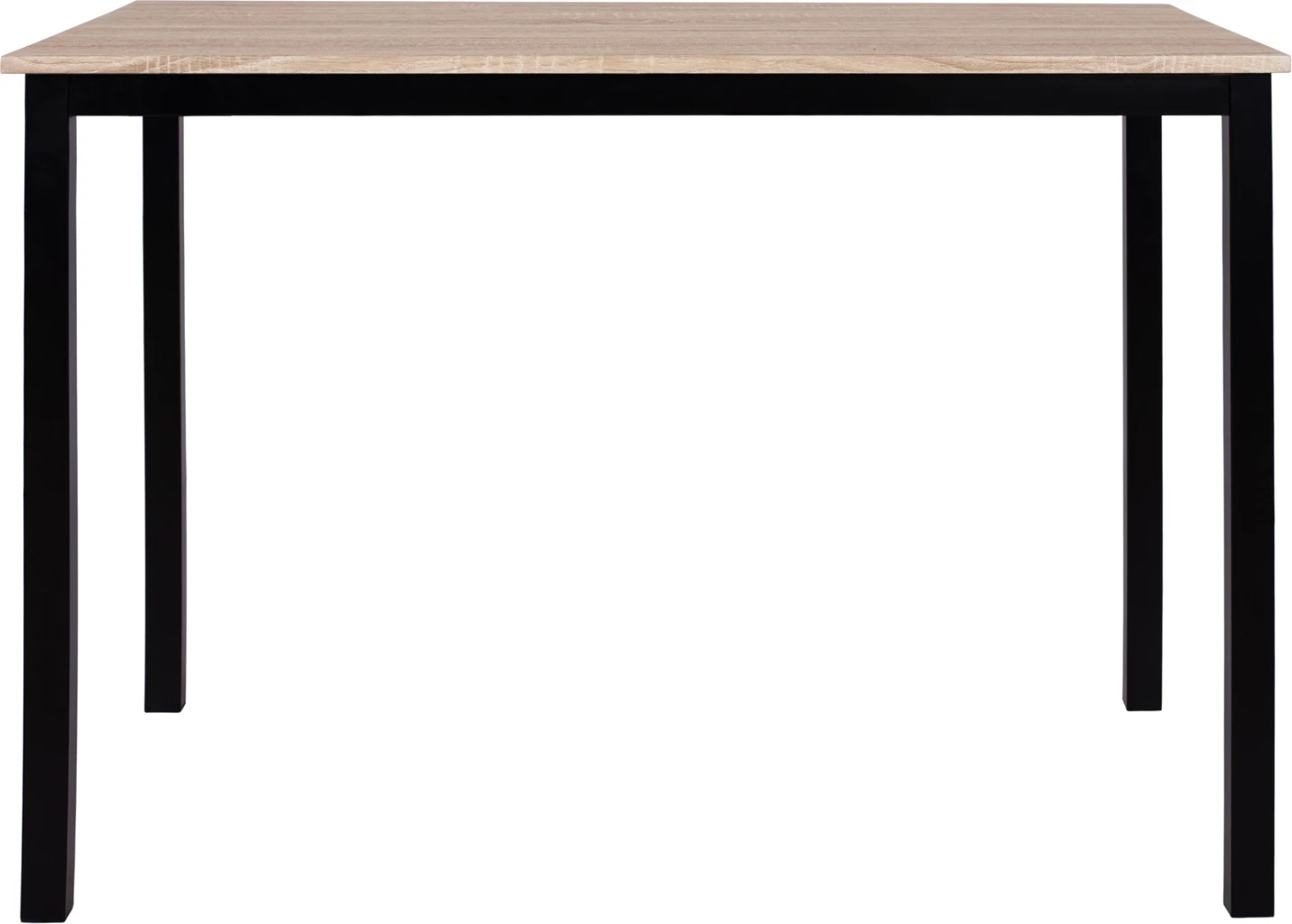 Tavolinë ngrënieje PANYA FH8332, 110x70x76, sonoma, këmbë të zeza