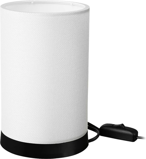 Llambë tavoline Fana pvc ngjyrë krem D14x21cm