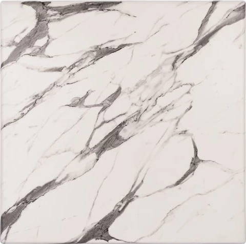 Sipërfaqe tavoline Werzalit 60x60 mermer bardhë-gri 5657 FH5229.11