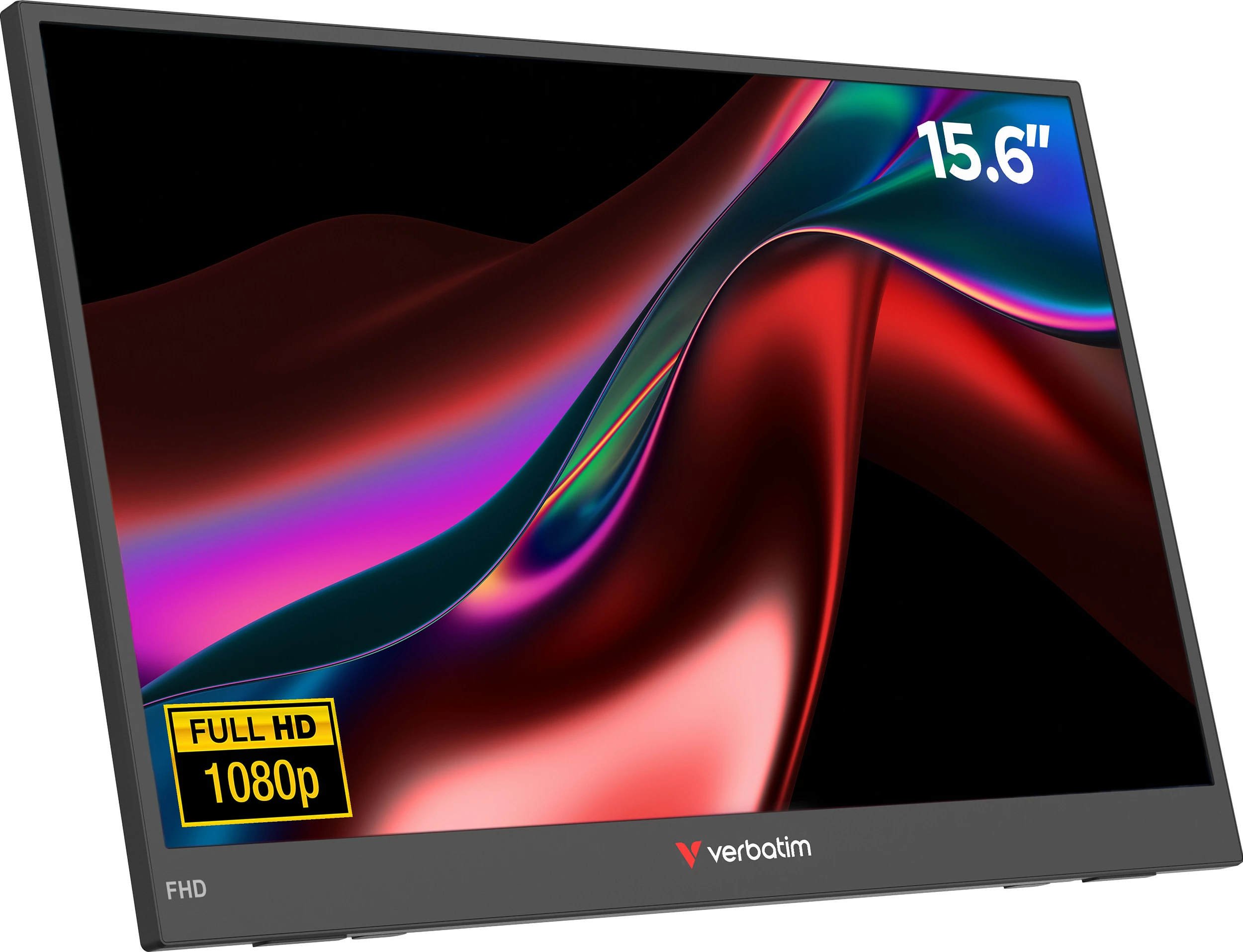 Monitor portativ Verbatim PM-15 LIGHT, 15.6", Full HD 1080p, HDR, FreeSync, i zi