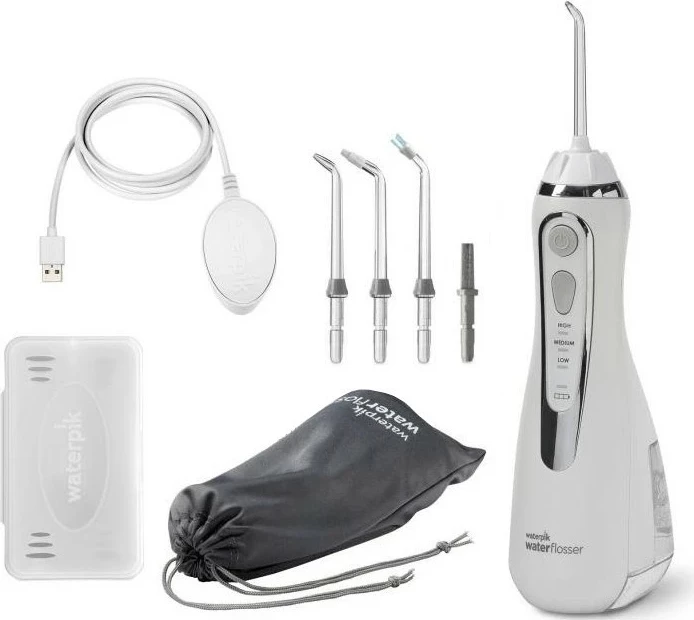 Irigator dhëmbësh Waterpik WP-580, pa kabllo, 207ml, i bardhë