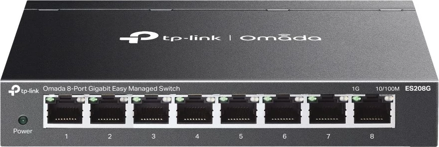 Switch TP-Link Omada ES208G, 8 porte, Gigabit, i zi