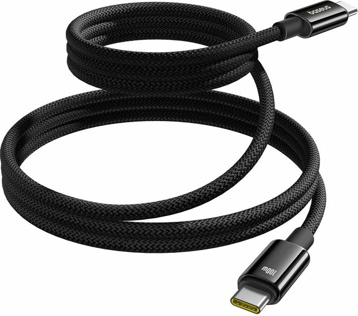 Kabllo USB-C në USB-C Baseus, e zezë