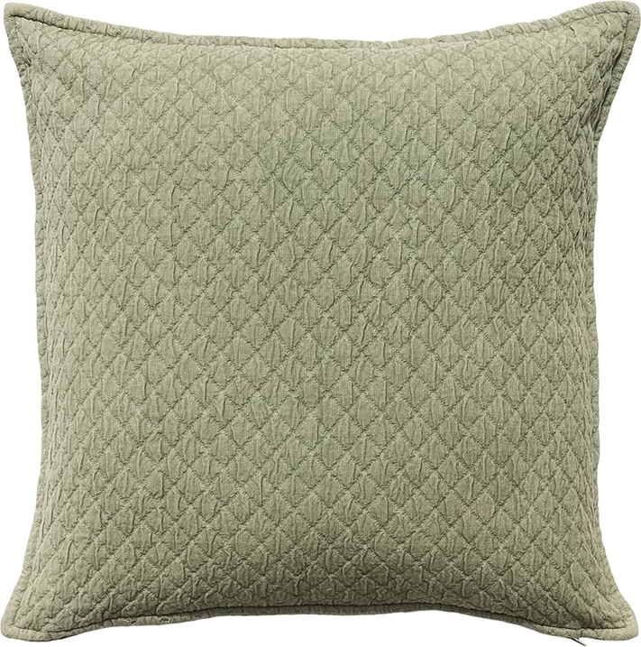 Jastëk dekorativ, kadife pambuku, ngjyrë mente, 50x50cm