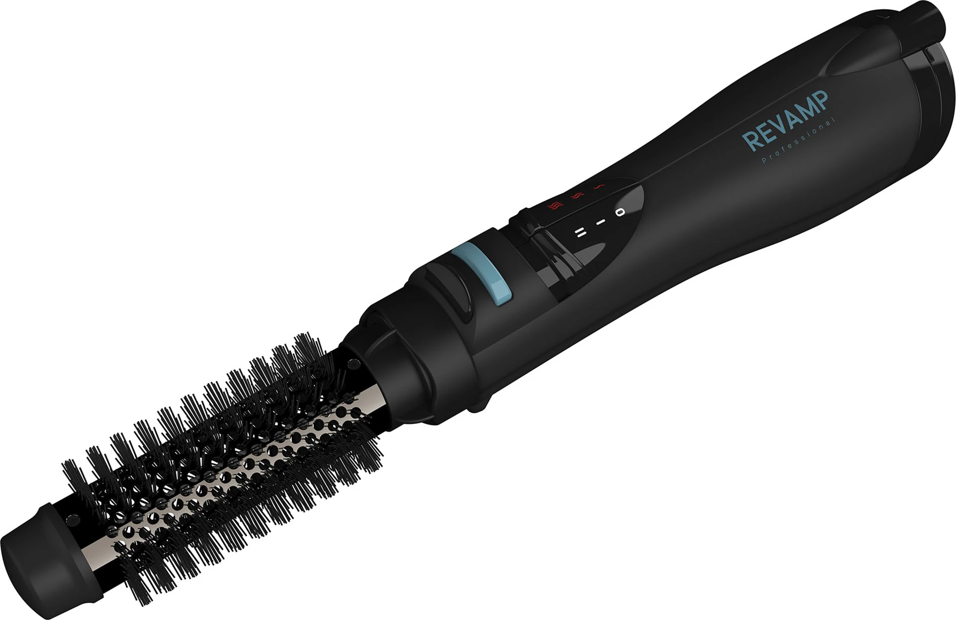 Stajler me ajër të ngrohtë për flokë Revamp Progloss Airstyle DR-1250 1200W 6-në-1, e zezë
