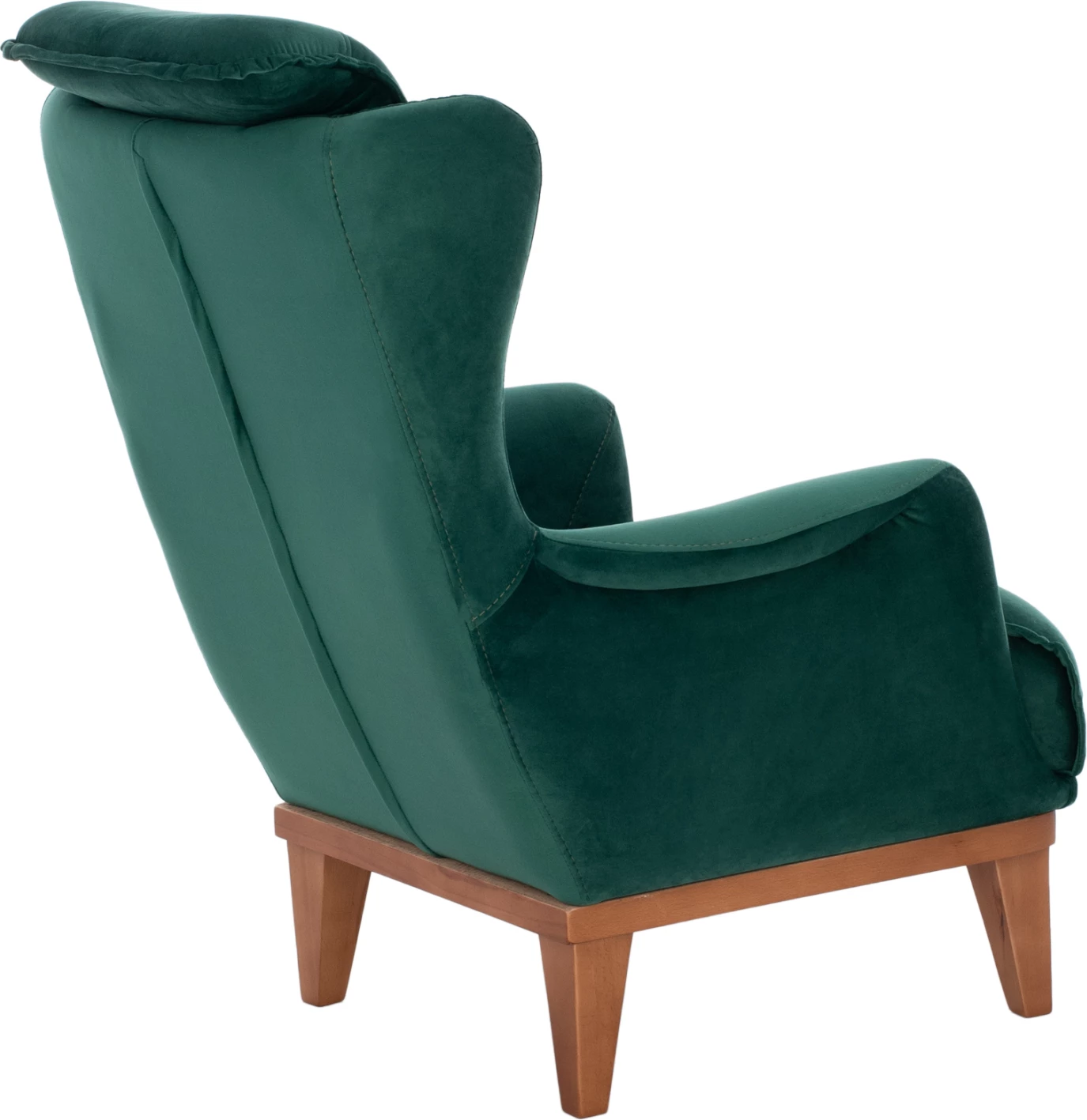 Karrige e butë BENNINGTON, ngjyrë jeshile cypress, 75x100x100cm