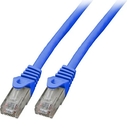 Kabllo rrjeti EFB Elektronik K8104BL.1,5, Cat6, RJ-45, 1.5 m, blu