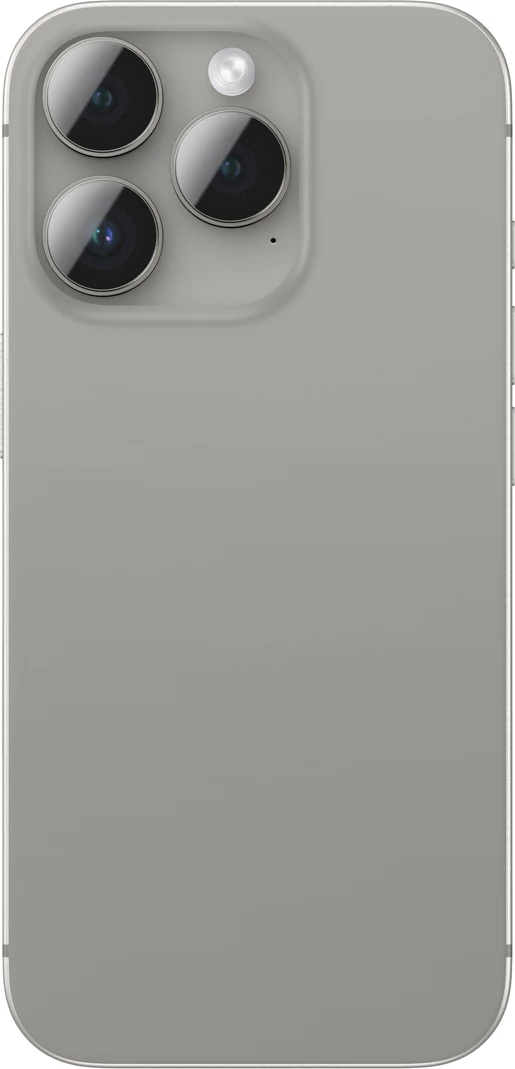 Mbështjellës kamerash AmazingThing AR Aluminum 3 Lens Glass me kornizë për iPhone 16 Pro / 16 Pro Max, Gri