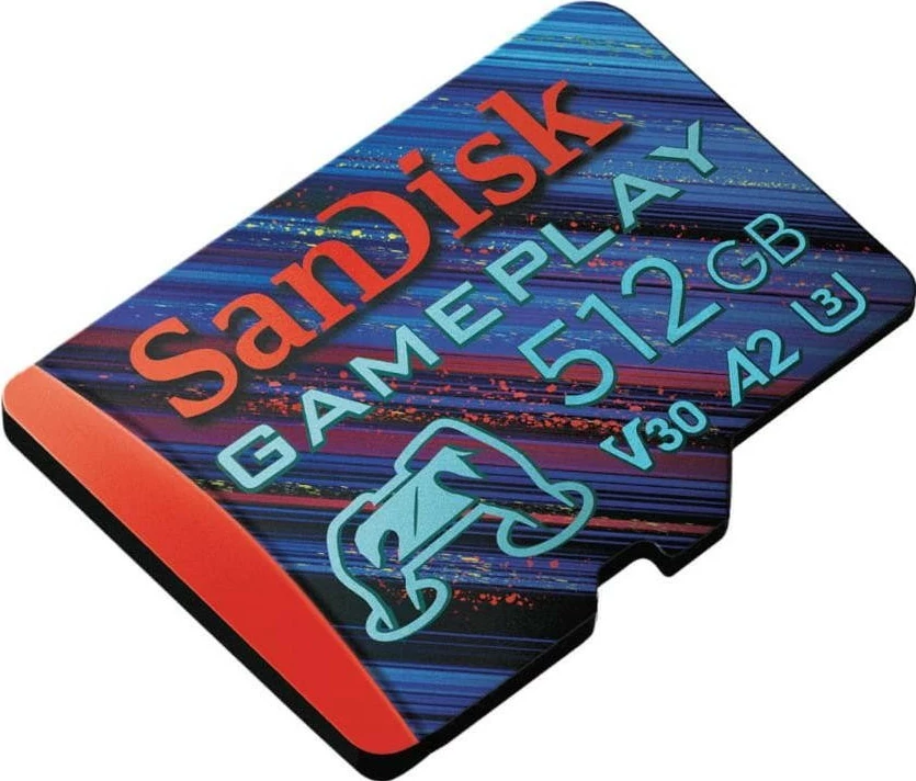 microSD kartelë SanDisk GamePlay 512GB UHS-I U3 V30 A2