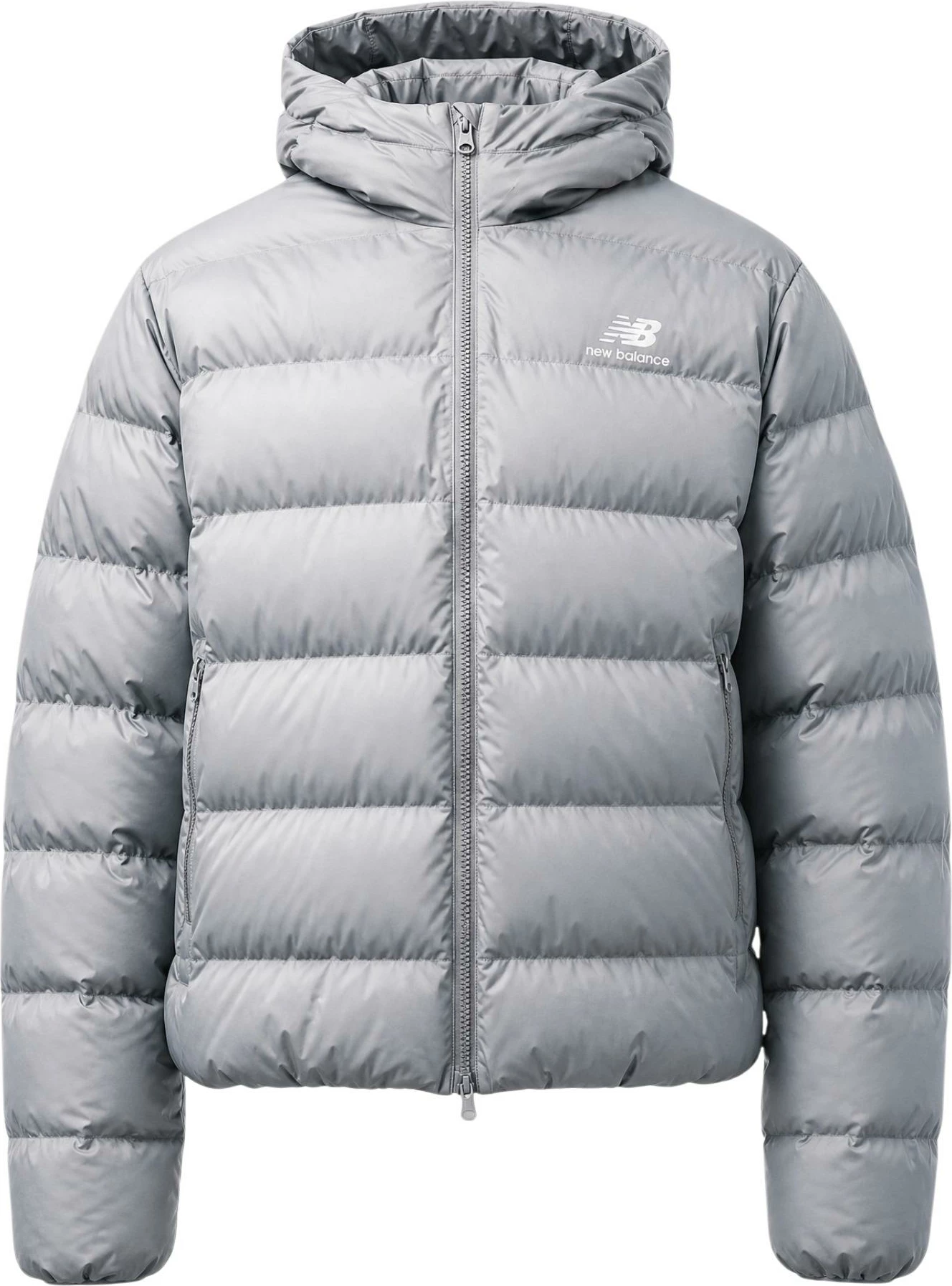Jakne puffer për meshkuj New Balance MJ62G17OYST, gri [Madhësia: M]