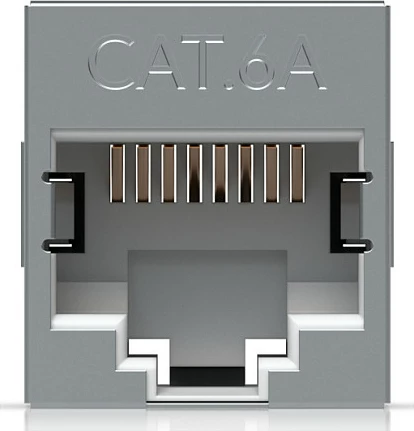 Bashkues RJ45 Ubiquiti UACC-RJ45-Coupler-C6A, Cat6A, 10 copë, gri
