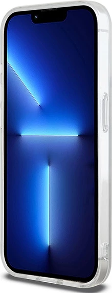 Mbështjellës DKNY IML Mono & Stripe MagSafe për iPhone 15 Pro, bezhë