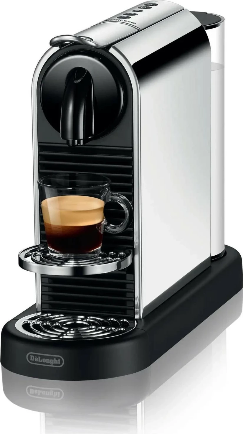 Aparat kafeje kapsulash De'Longhi Nespresso CitiZ Platinum EN220.M, 1260W, 1L, 19 bar, argjend