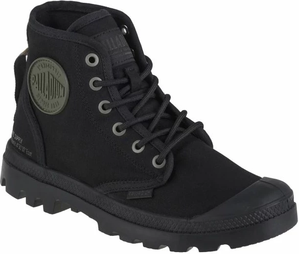 Atlete të larta Palladium Pampa Hi HTG Supply U, për meshkuj dhe femra, të zeza