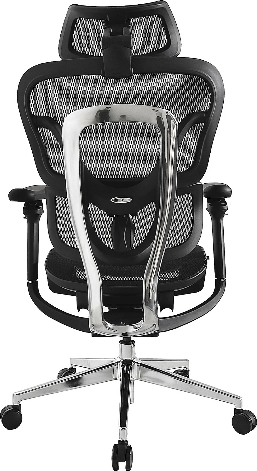 Karrige zyre ergonomike EQUIP, mesh, mbështetëse koke, mbështetëse krahu 3D, 150 kg, e zezë