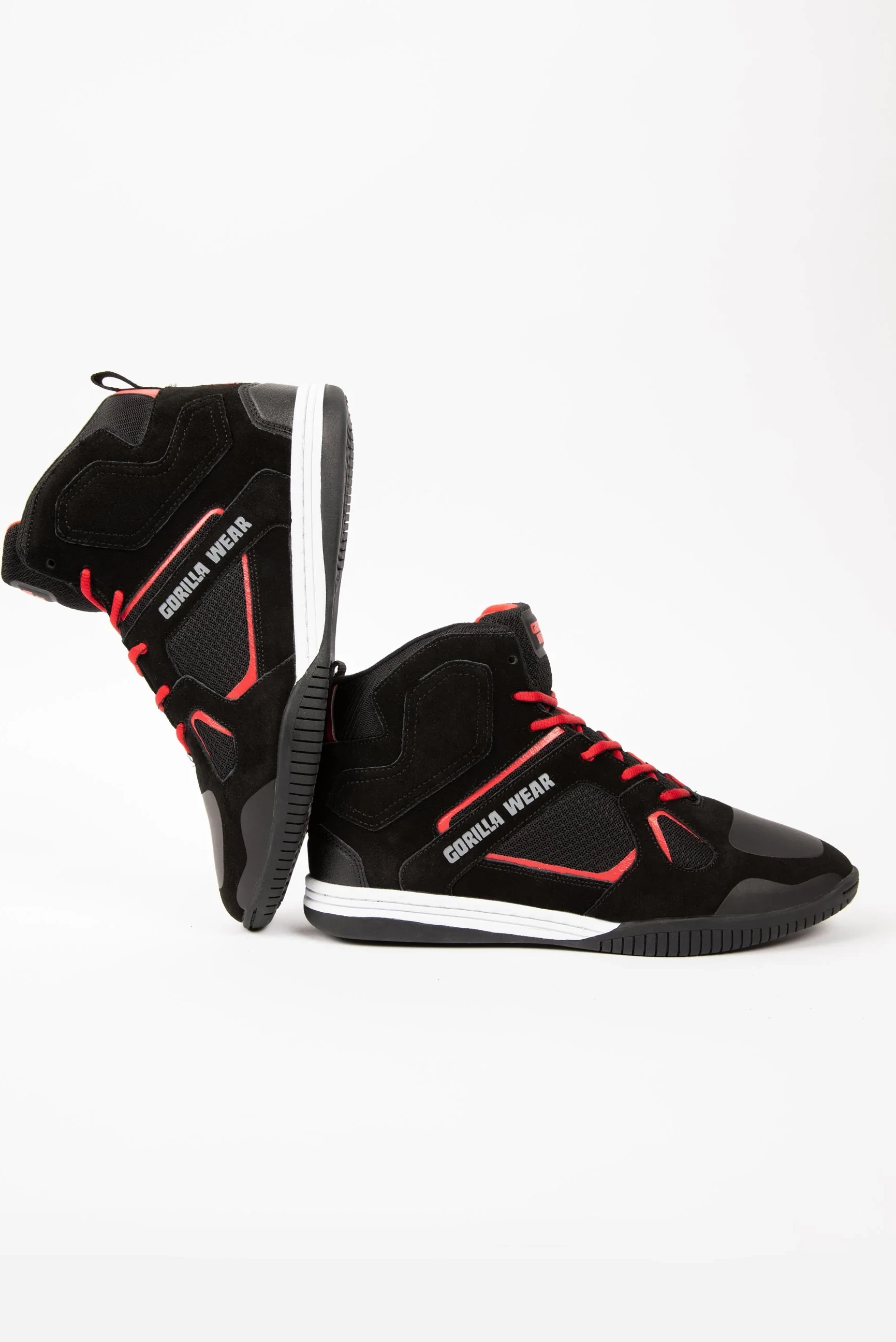 Troy High Tops - Black/Red [Madhësia: 40]