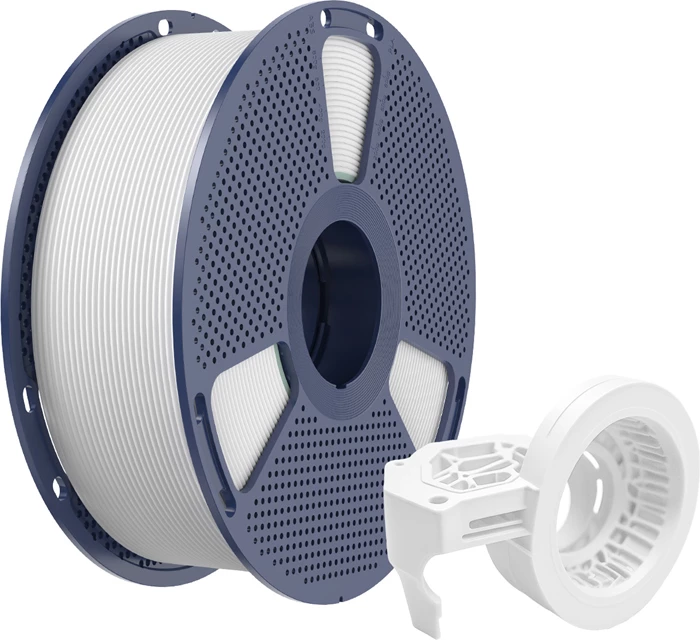 Filament PETG 3D Sunlu PETG H-S M W High-Speed Matte, i bardhë