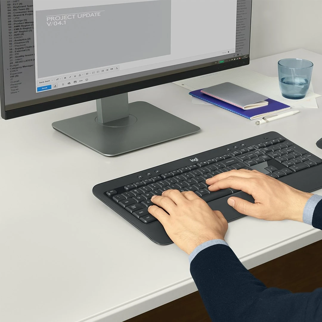 Set tastierë dhe maus  Logitech MK540 Advanced, të zeza