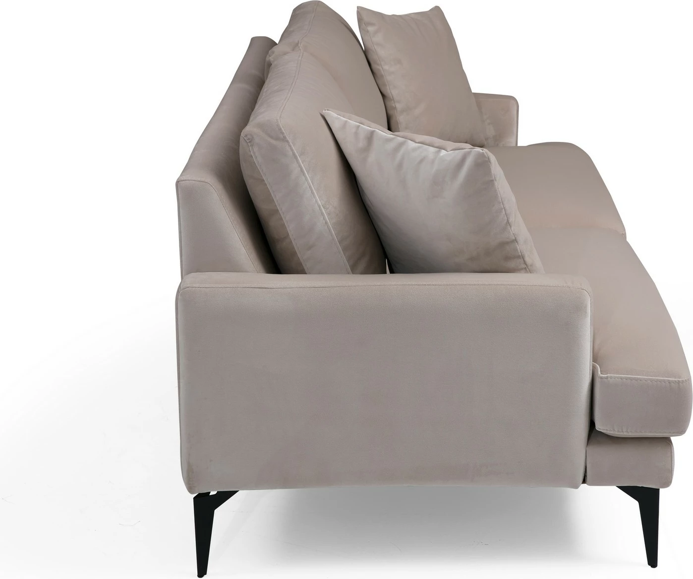Divan treshe Papira, ngjyrë bezhë, Atelier del Sofa