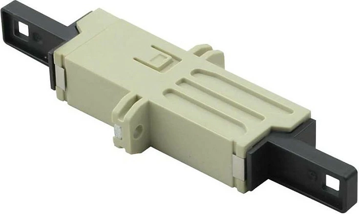 Adapter fibër optike ROLINE 21.17.0041, E-2000 (LSH) LSH/LSH, bezhë