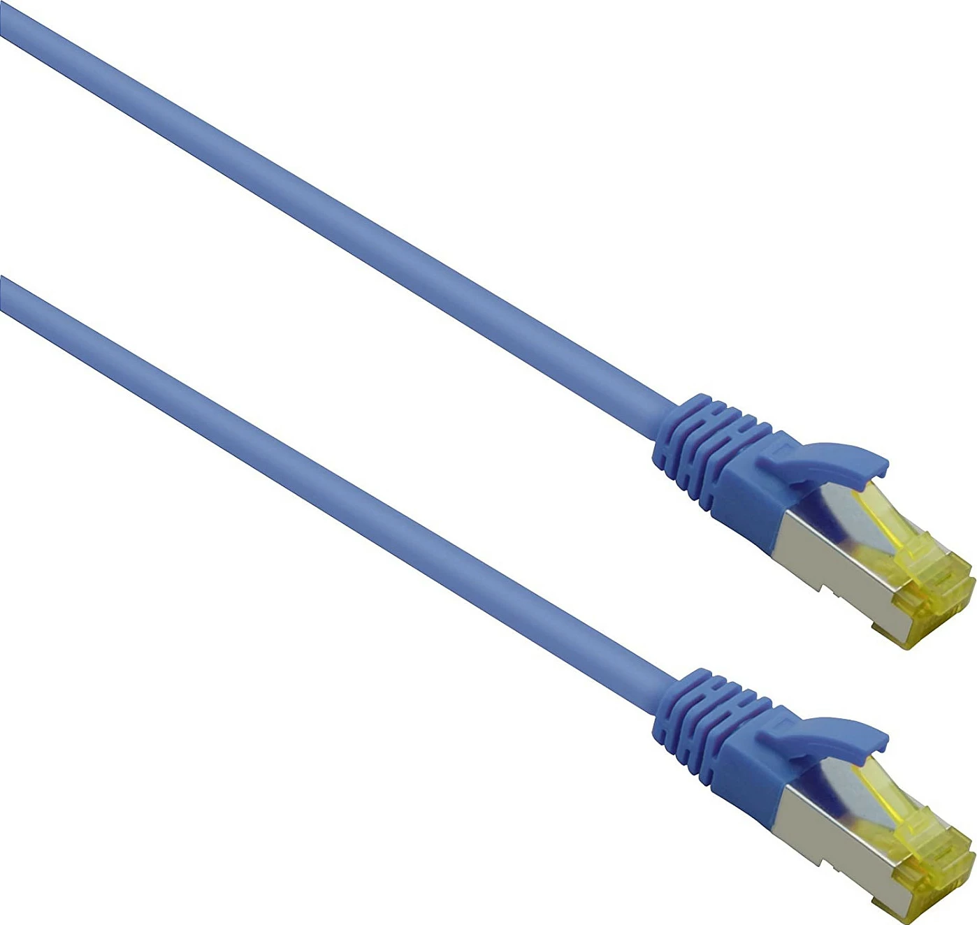Kabllo rrjeti Helos 263758, Cat6a, 7.5m, S/FTP, RJ-45, e kaltër