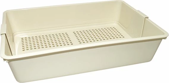 Kuti rëre për mace Savic me grilë sitëse 42x30x10 cm, ngjyrë e rastësishme