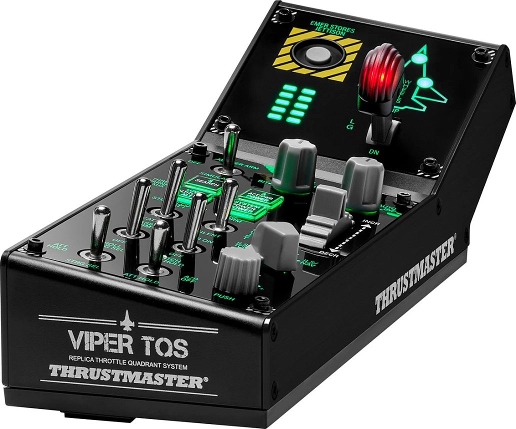 Panel kontrolli Thrustmaster Viper TQS, për PC, me kabllo, i zi