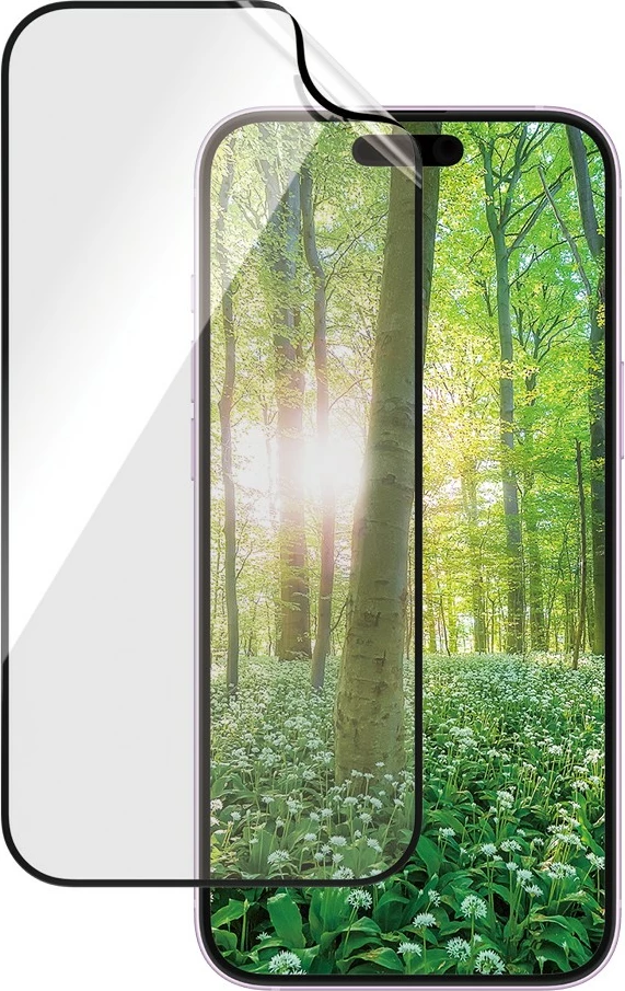 Mbrojtës ekrani PanzerGlass MATRIX për iPhone 16/15 Plus, transparent