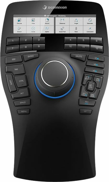 Maus 3Dconnexion SpaceMouse Enterprise 3DX-700056, 6DoF, 31 butona, USB, e zezë