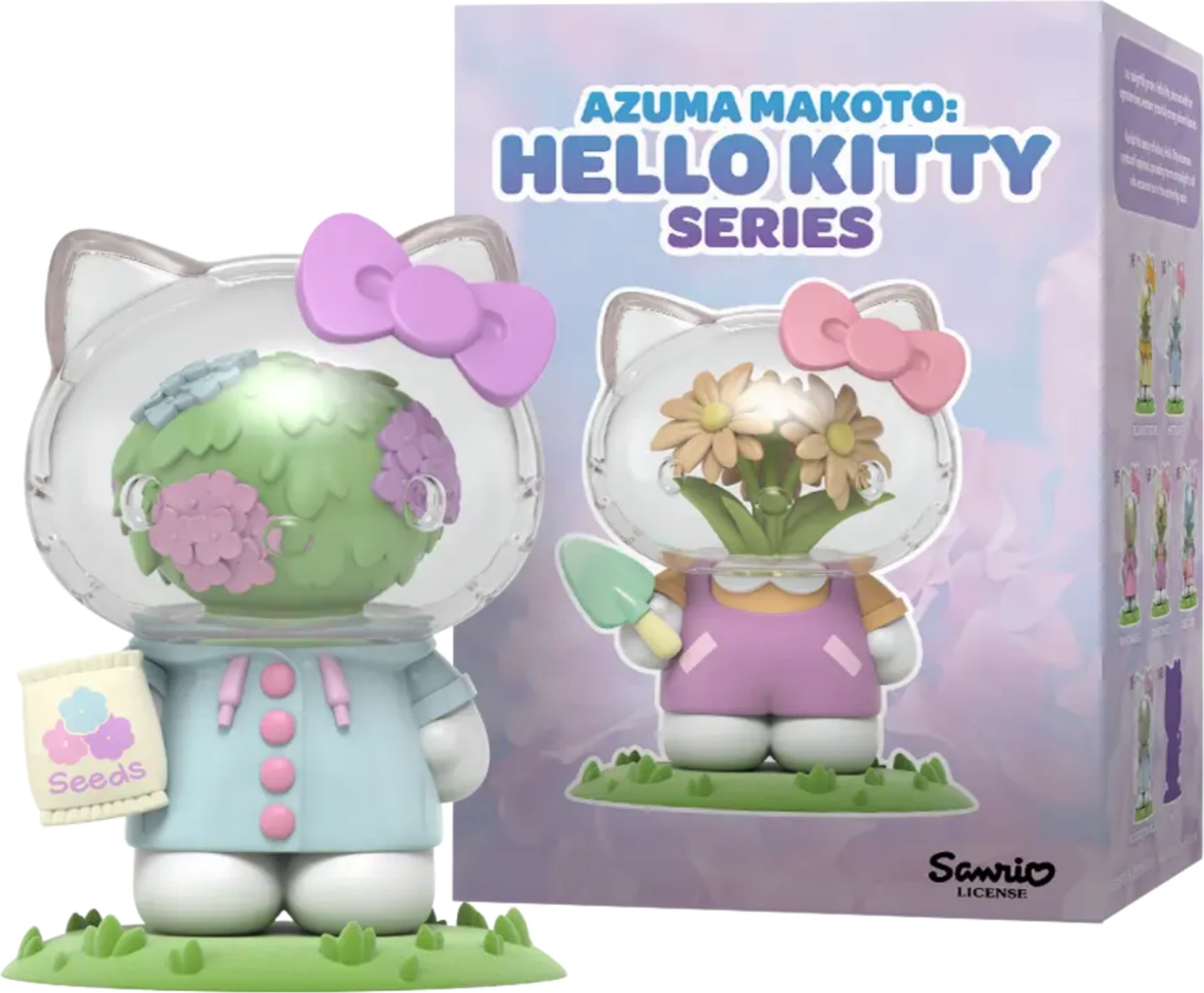 Figurinë koleksionuese Mighty Jaxx Azuma Makoto x Sanrio Hello Kitty Series, vinyl, kuti surprizë, 1 copë (random)