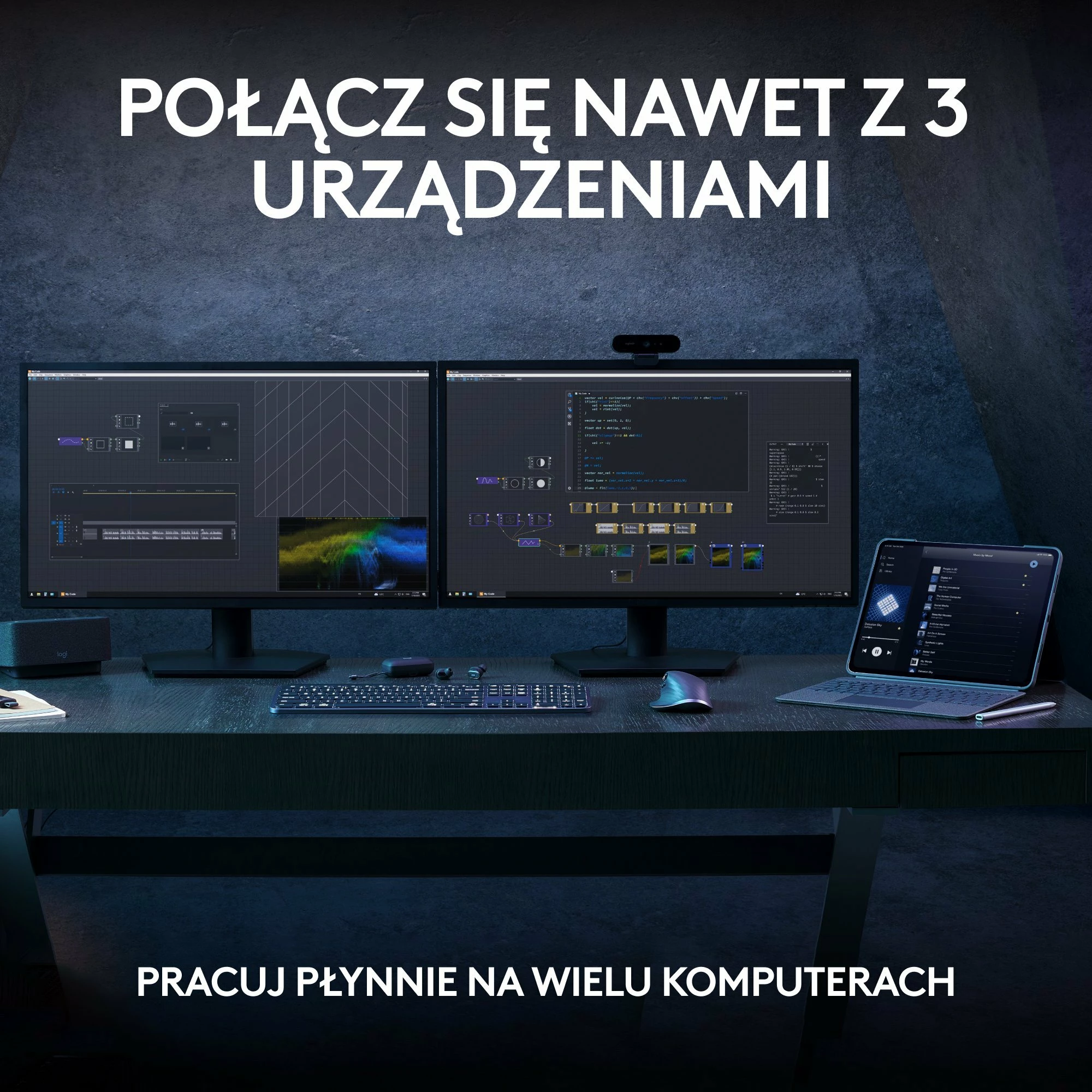 Tastierë wireless Logitech MX Keys S 920-011588, layout US INTL, me ndriçim, me numpad, gri