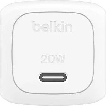 Karikues Belkin WCA009kqWH, USB-C PD 20W, i bardhë