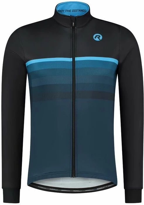 Jakne sportive Rogelli HERO II, meshkuj, e zezë dhe kaltër